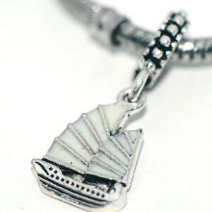 Womens Sailboat Dangle Charm
